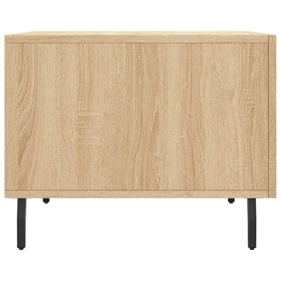 Tables basses 2 pcs chêne sonoma 50x50x40 cm bois d'ingénierie - 8