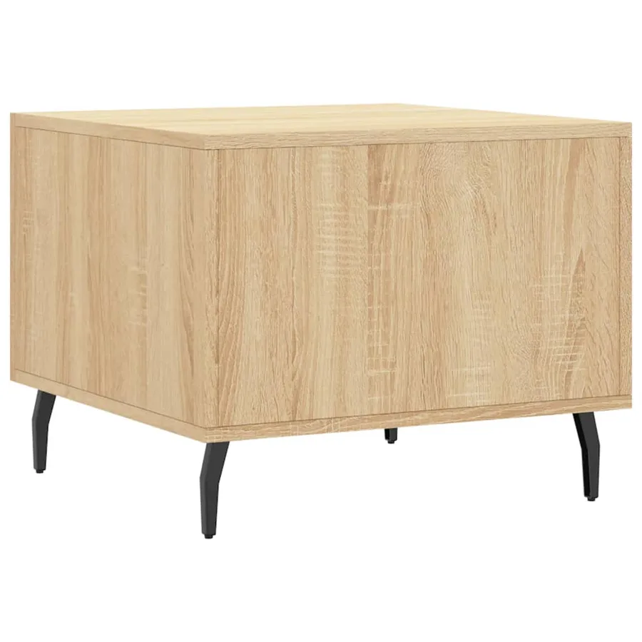 Tables basses 2 pcs chêne sonoma 50x50x40 cm bois d'ingénierie - 9