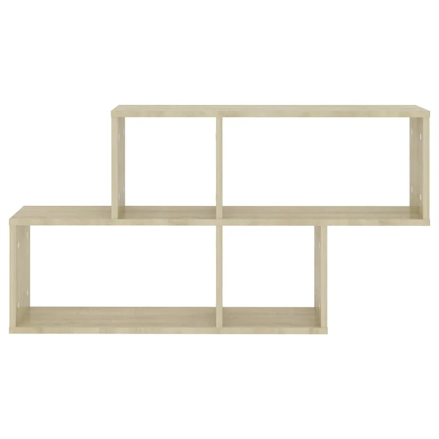 Étagère murale Chêne sonoma 100x18x53 cm Bois d’ingénierie - 4