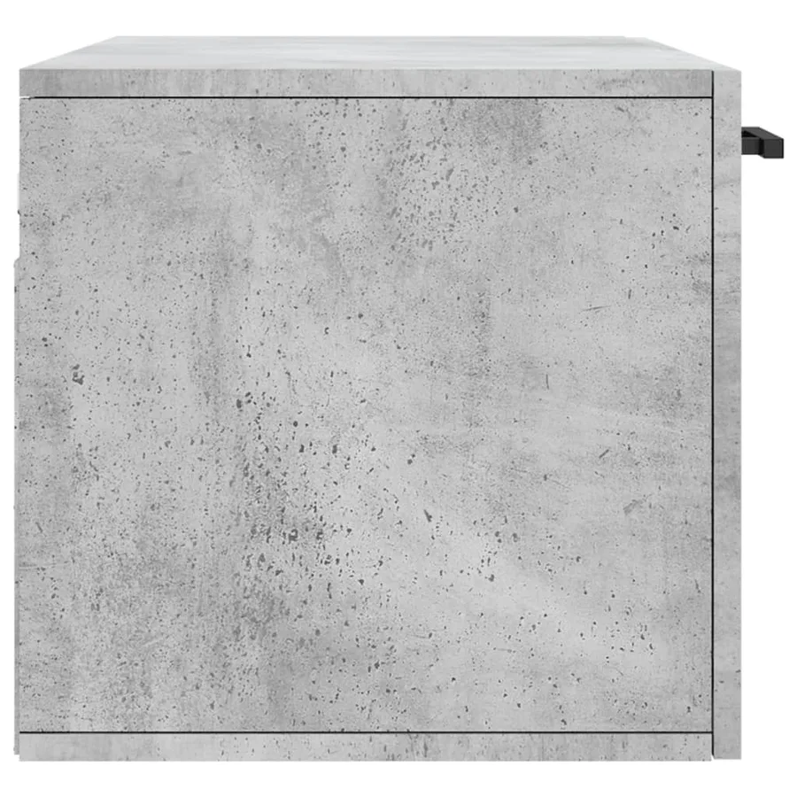 Armoire murale gris béton 80x36,5x35 cm bois d'ingénierie - 7