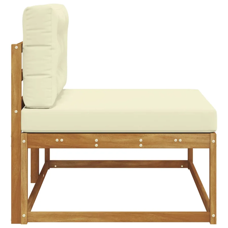 Canapé d'extérieur extrémité Naturel 115 x 83 x 73 cm - 5