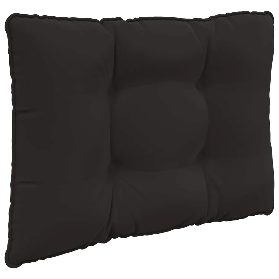 Coussin de canapé d'extérieur Polyester Noir 60 x 50,5 x 8 cm - 5