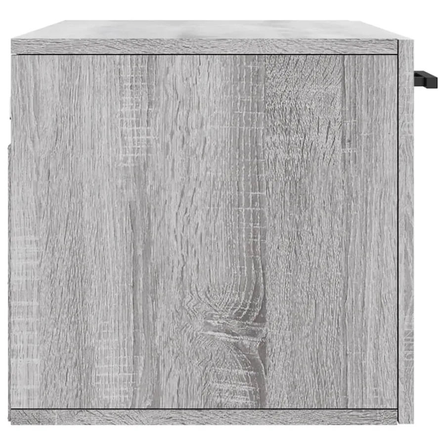 Armoire murale sonoma gris 80x36,5x35 cm bois d'ingénierie - 7