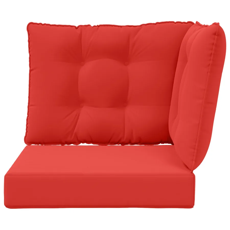 Coussin de canapé d'extérieur Polyester Rouge 60 x 40 x 10 cm - 6