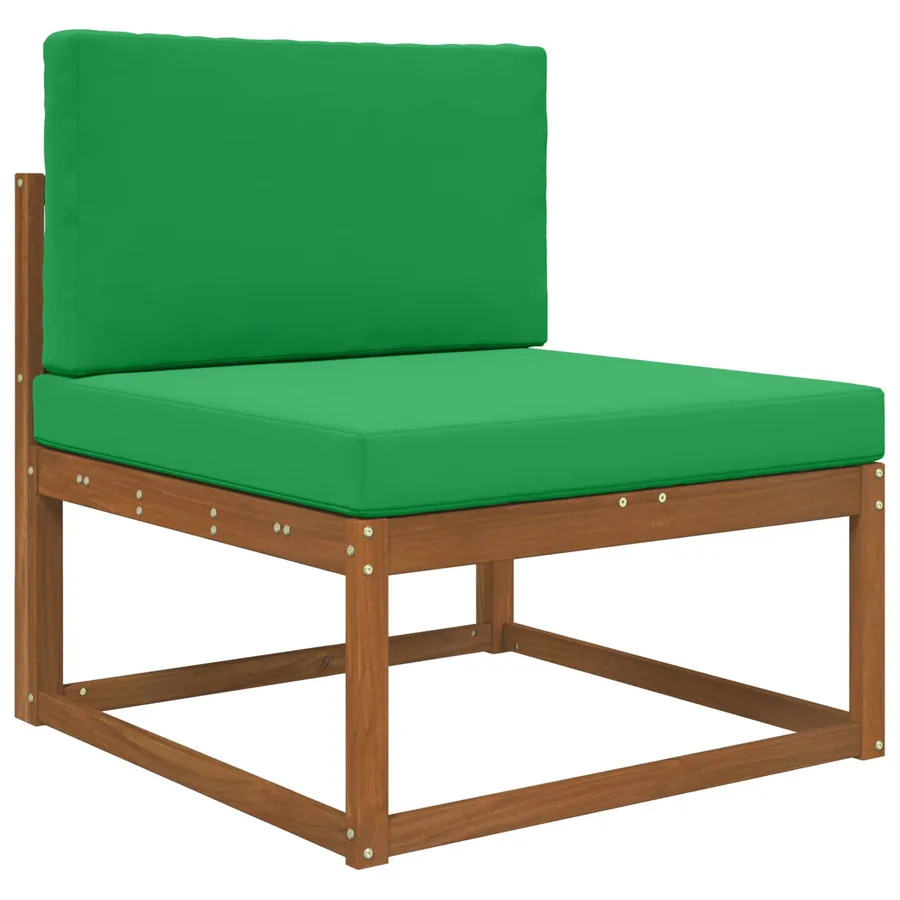 Coussin de canapé d'extérieur 2 pcs Vert Polyester - 3