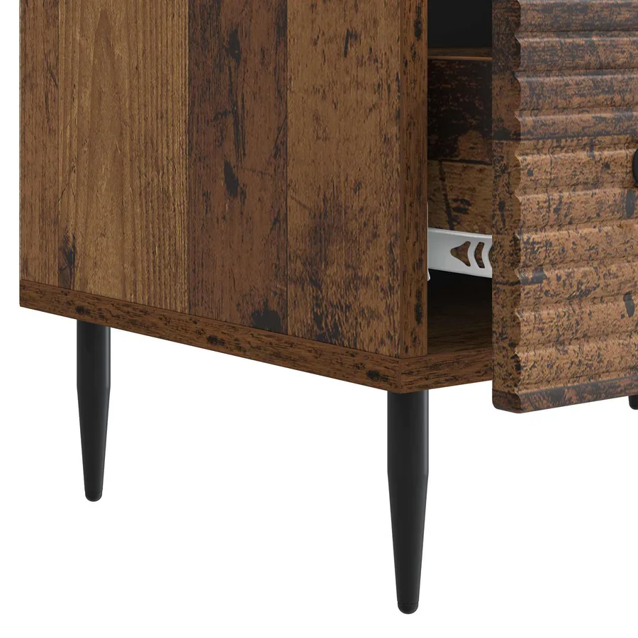Meuble TV Bois ancien 147 x 34,5 x 30 cm Bois d'ingénierie - 9