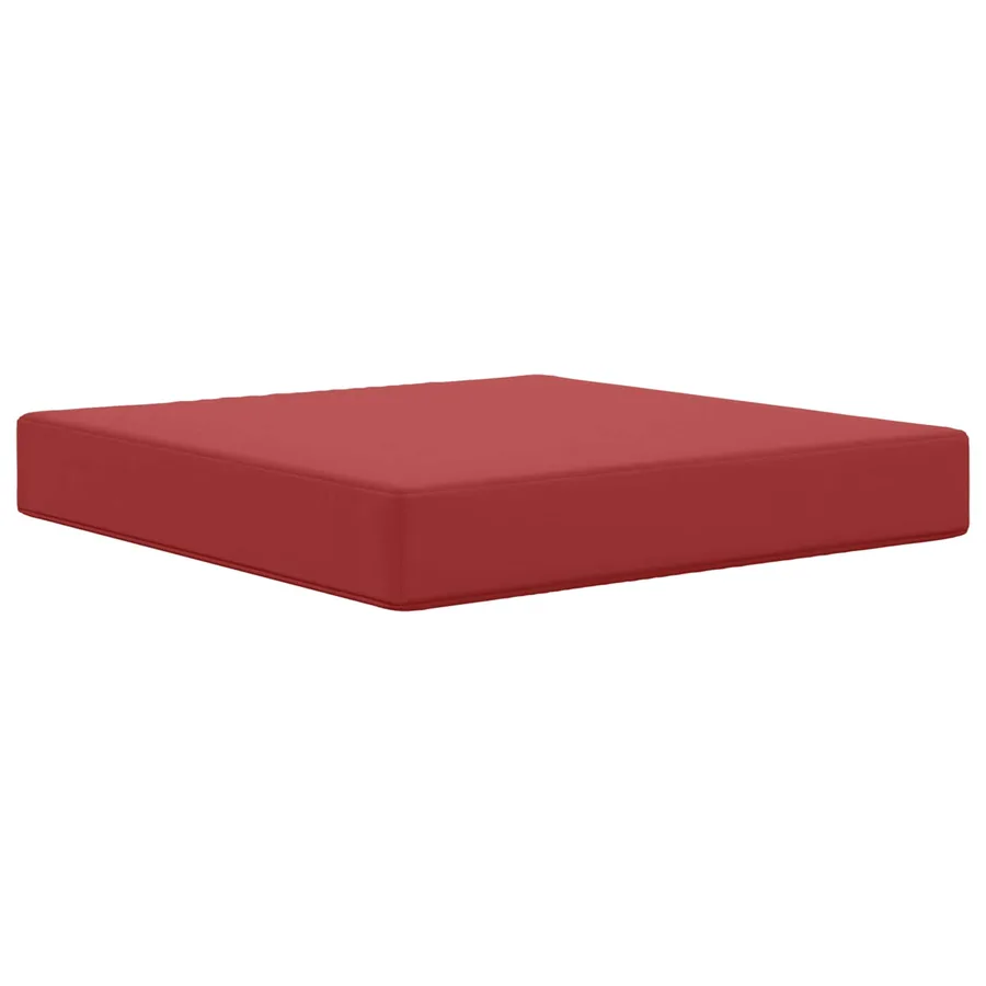 Coussin de canapé d'extérieur 3 pcs Bordeaux Polyester - 4
