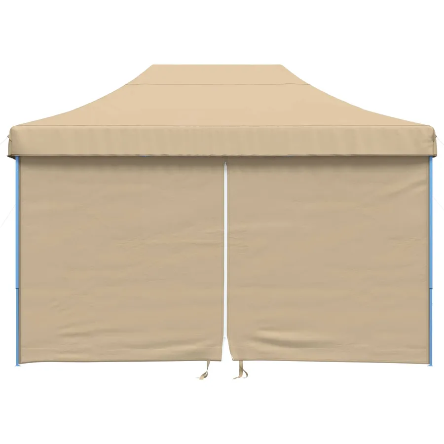 Tente de fête Beige 279 x 410 x 315 cm Tissu Oxford - 4