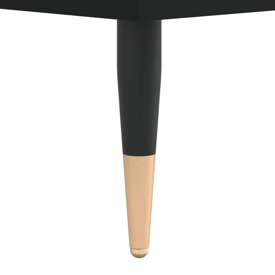 Table basse Noir 50x50x40 cm Bois d'ingénierie - 10