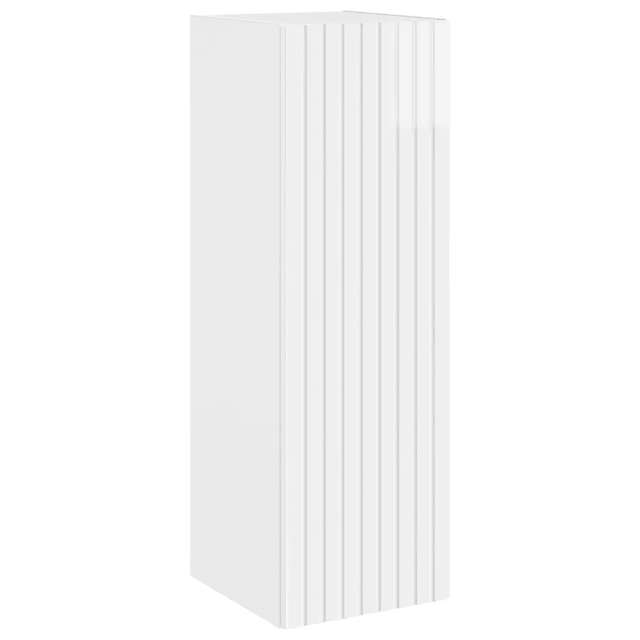 Cabinet de Salle de Bain Mural Blanc brillant - 2