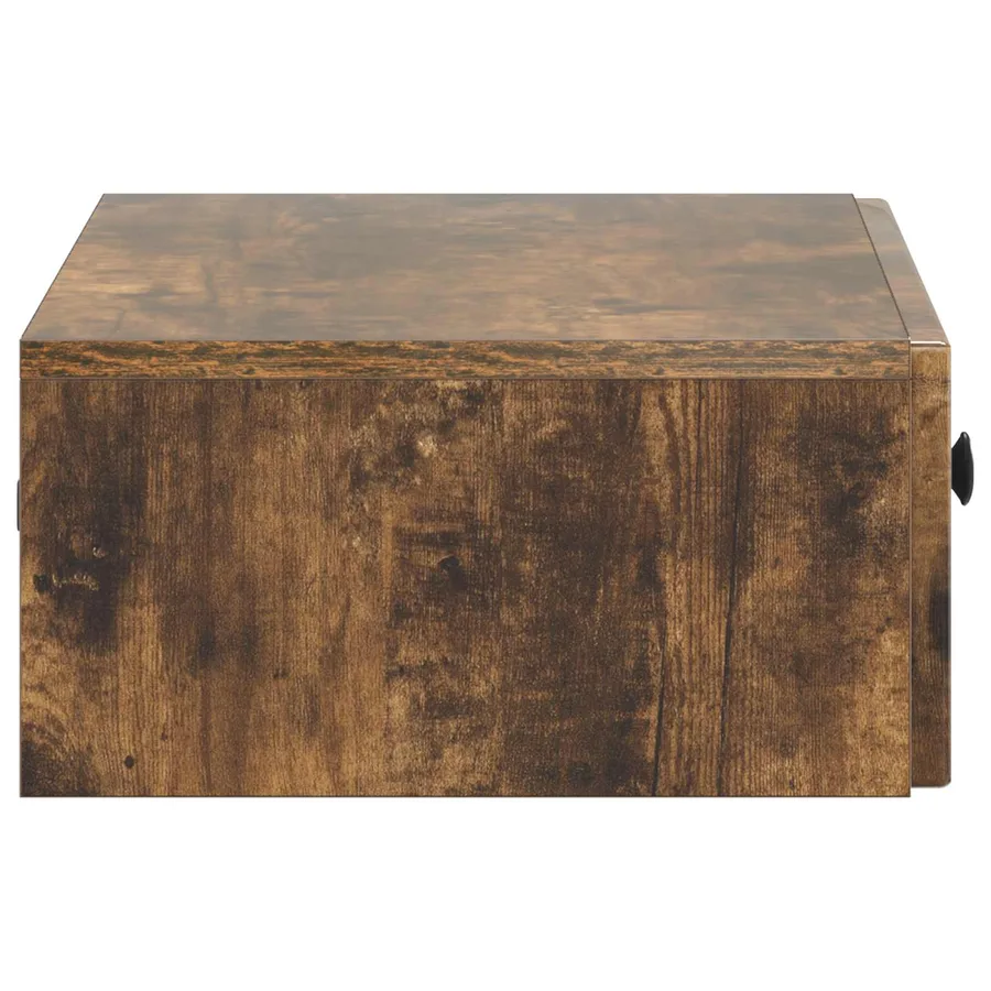Table d'appoint murale Chêne fumé 59 x 34,5 x 17 cm - 6