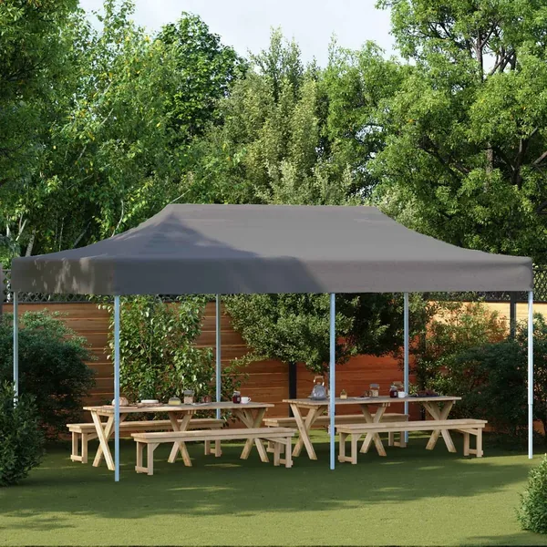 Tente de fête Anthracite 291 x 580 x 315 cm Tissu Oxford