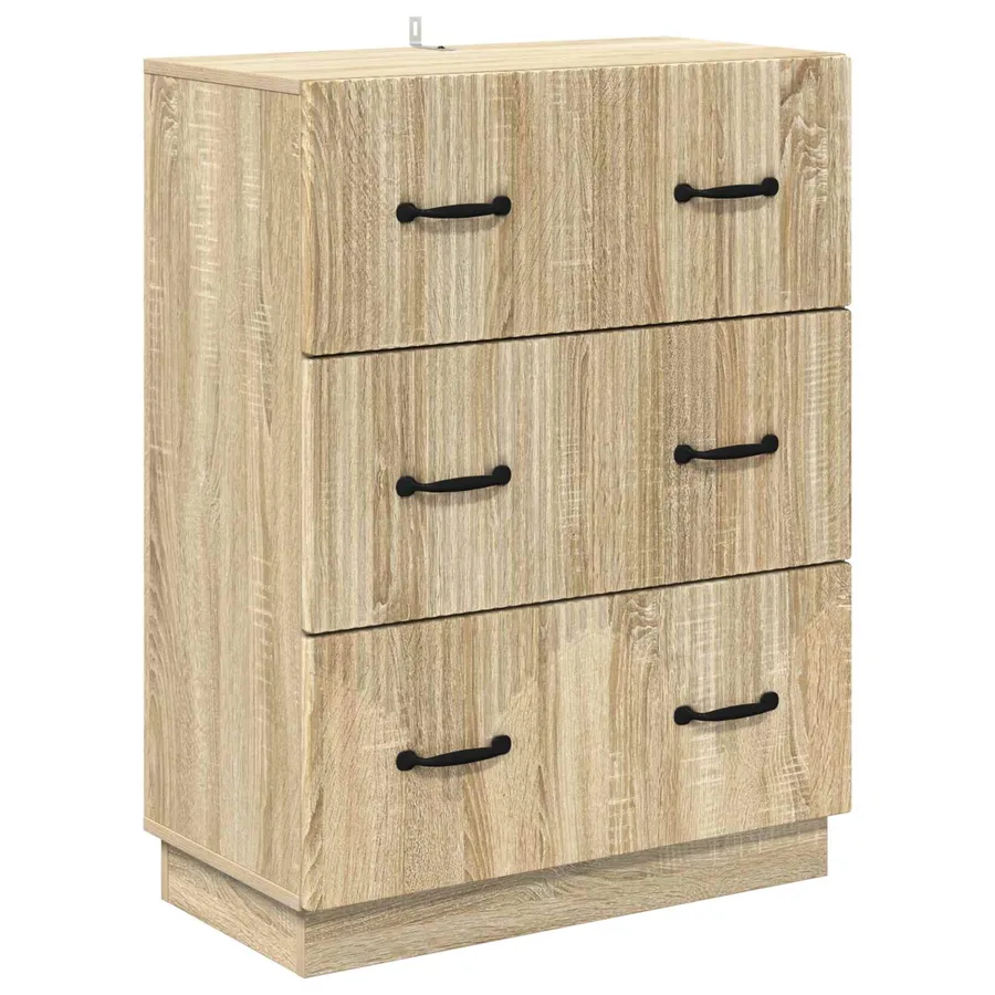 Armoire à tiroirs Chêne Sonoma 66 x 34,5 x 87 cm - 2