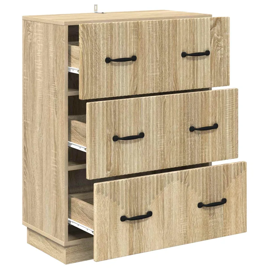 Armoire à tiroirs Chêne Sonoma 66 x 34,5 x 87 cm - 5