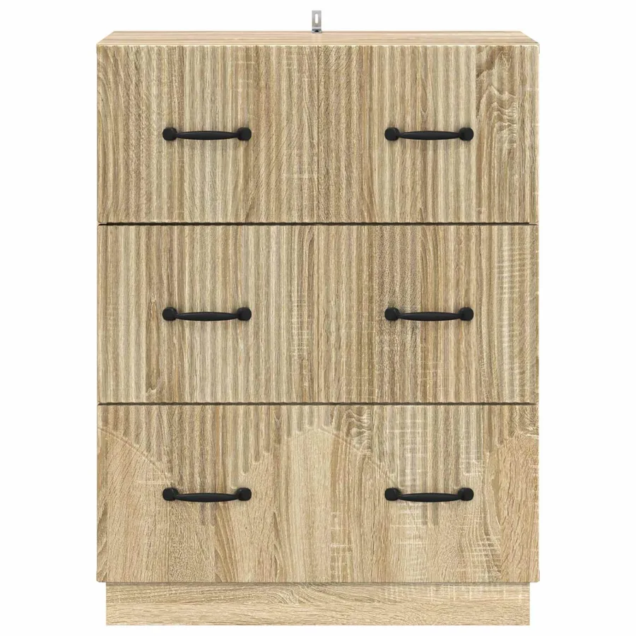 Armoire à tiroirs Chêne Sonoma 66 x 34,5 x 87 cm - 6