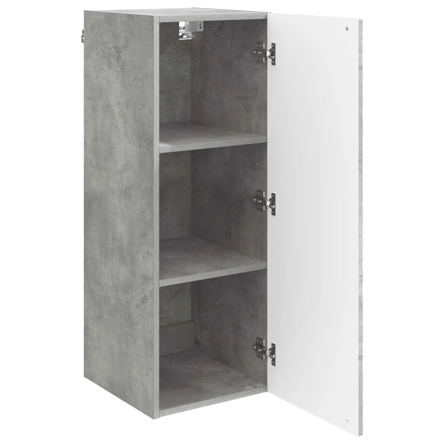 Armoire Murale Gris béton 33 x 34,5 x 90 cm Bois d'ingénierie - 3