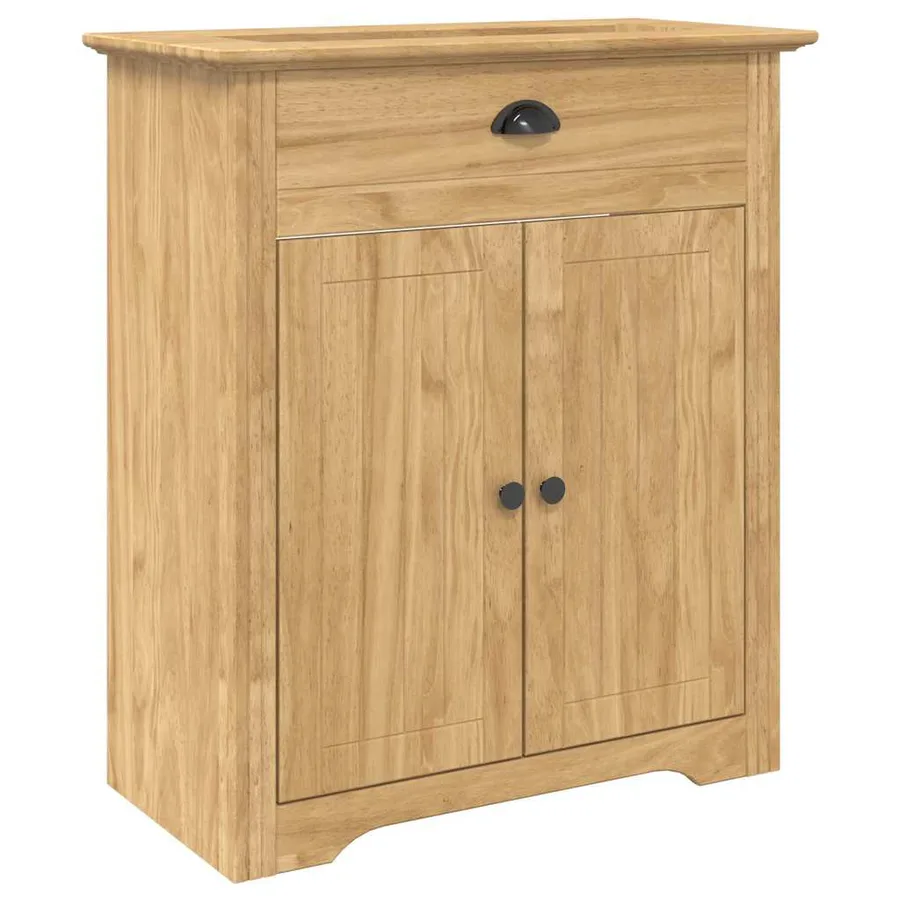 Cabinet de salle de bain BODO Marron miel 70 x 35 x 80 cm - 2