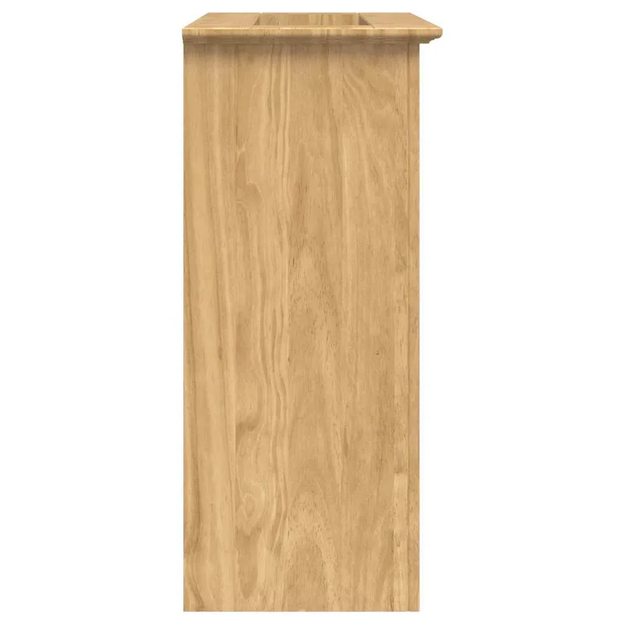 Cabinet de salle de bain BODO Marron miel 70 x 35 x 80 cm - 6