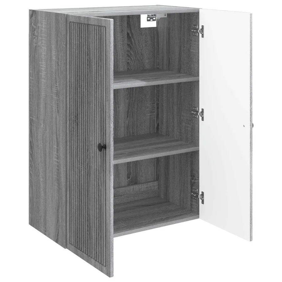 Armoire Murale Sonoma gris 66 x 34,5 x 90 cm Bois d'ingénierie - 3