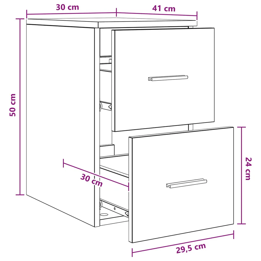 Meuble de Salle de Bain In-between Blanc 30 x 41 x 50 cm - 9