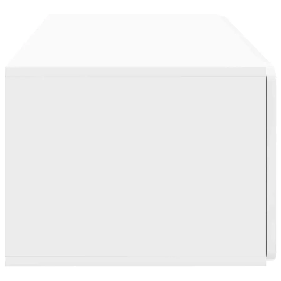 Meuble TV mural 78,5 x 41 x 30 cm Blanc brillant - 7