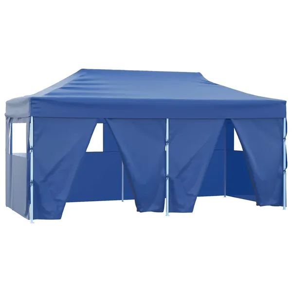 Tente de fête Bleu 291 x 580 x 315 cm Tissu Oxford