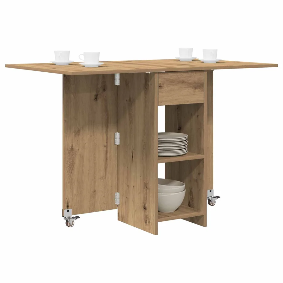 Table à dîner 115 x 70 x 75 cm Bois d'ingénierie Rectangulaire - 3