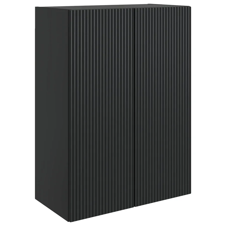 Armoire Murale Noir 66 x 34,5 x 90 cm Bois d'ingénierie - 2
