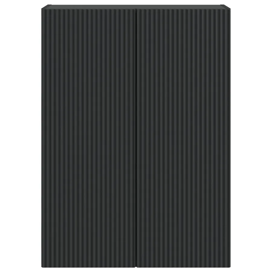 Armoire Murale Noir 66 x 34,5 x 90 cm Bois d'ingénierie - 4