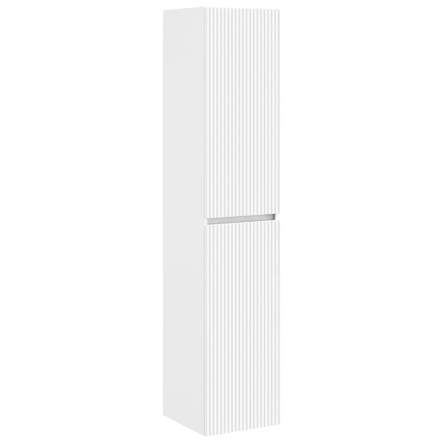 Cabinet de Salle de Bain Mural Blanc 33 x 34,5 x 160 cm - 2
