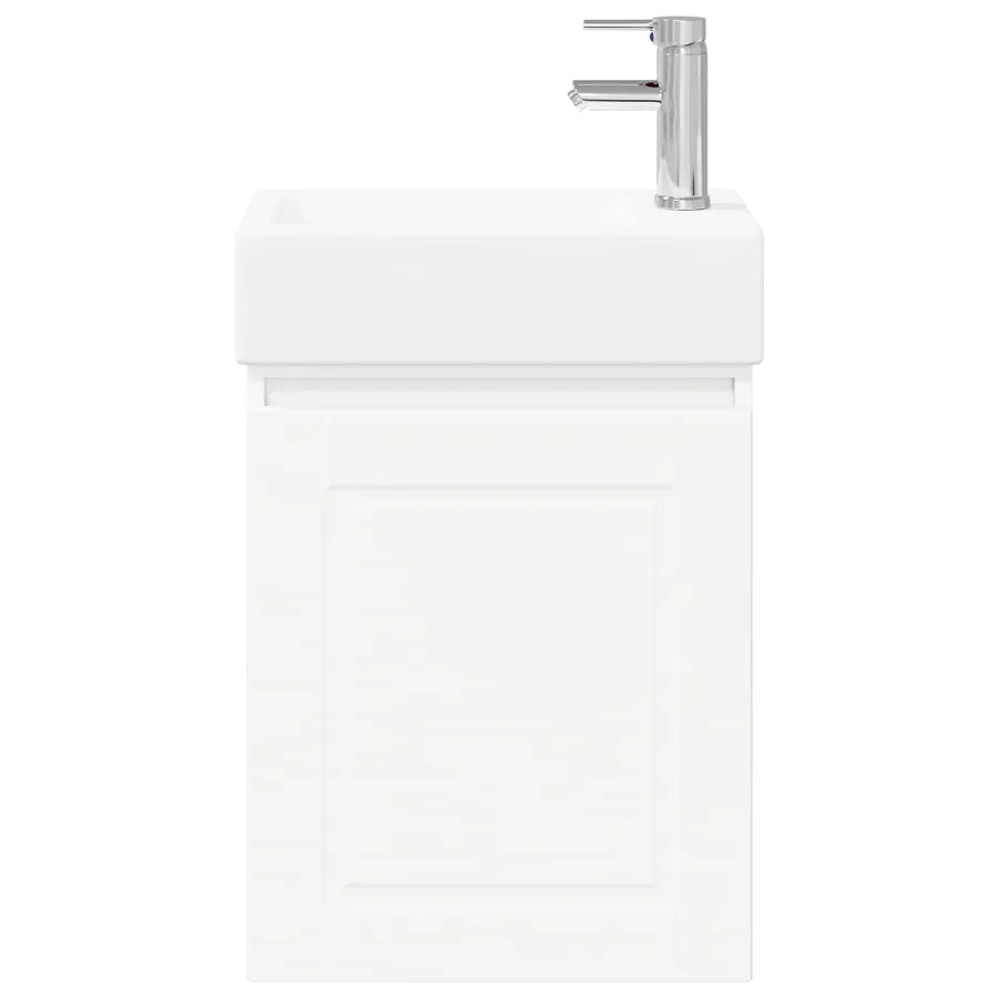 Meuble de salle de bain avec robinet Blanc 45,5 x 22,5 x 84 cm - 5