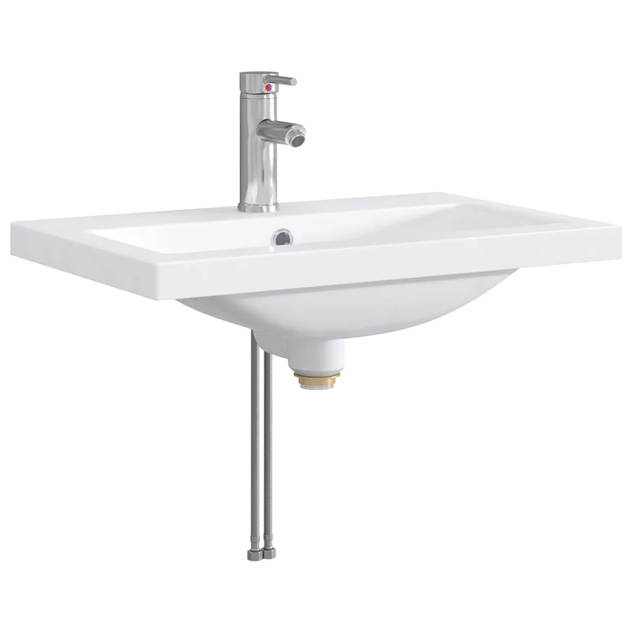 Ensemble de mobilier de salle de bain Sonoma gris - 5