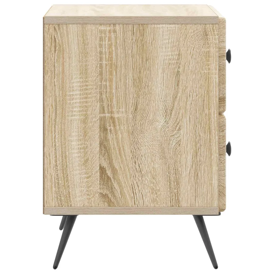 Cabinet de chevet avec tiroir Chêne Sonoma 43 x 34,5 x 47,5 cm - 6