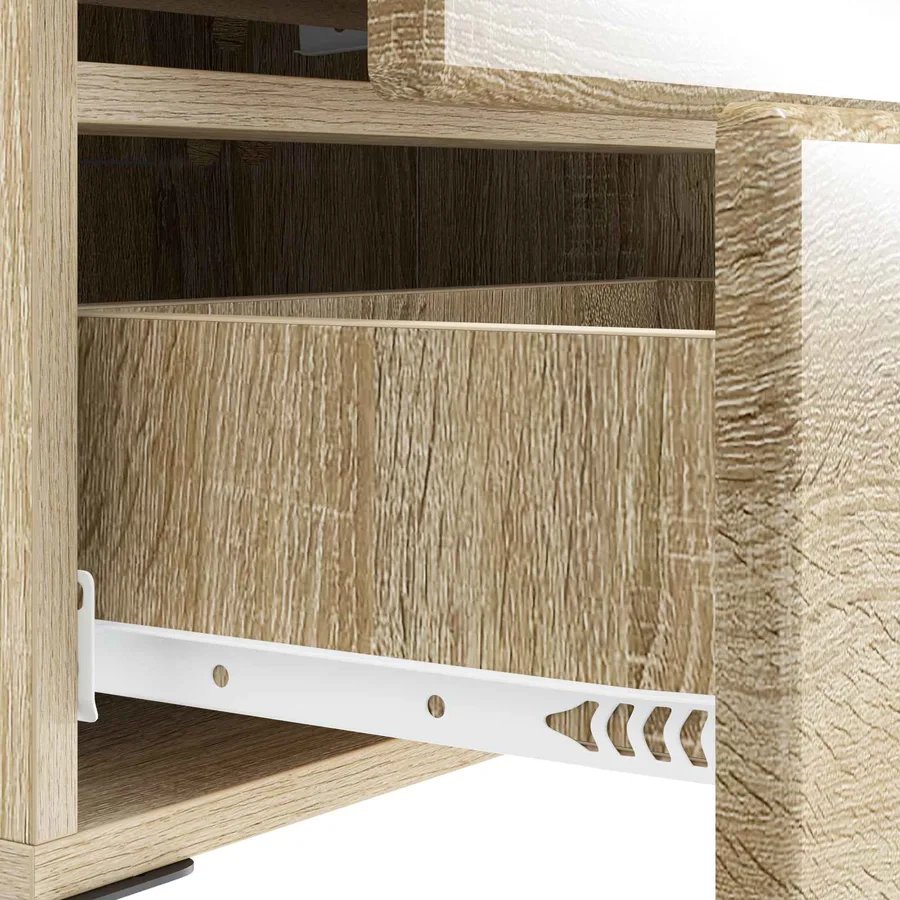 Cabinet de chevet avec tiroir Chêne Sonoma 43 x 34,5 x 47,5 cm - 9