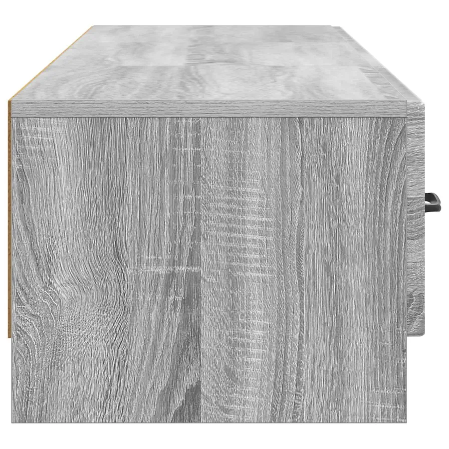Meuble TV Sonoma gris 147 x 34,5 x 27 cm Bois d'ingénierie - 7