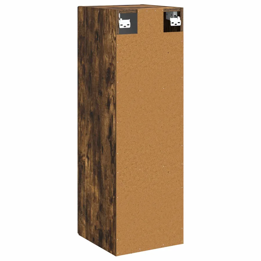 Cabinet de Salle de Bain Mural Chêne fumé 33 x 34,5 x 100 cm - 5