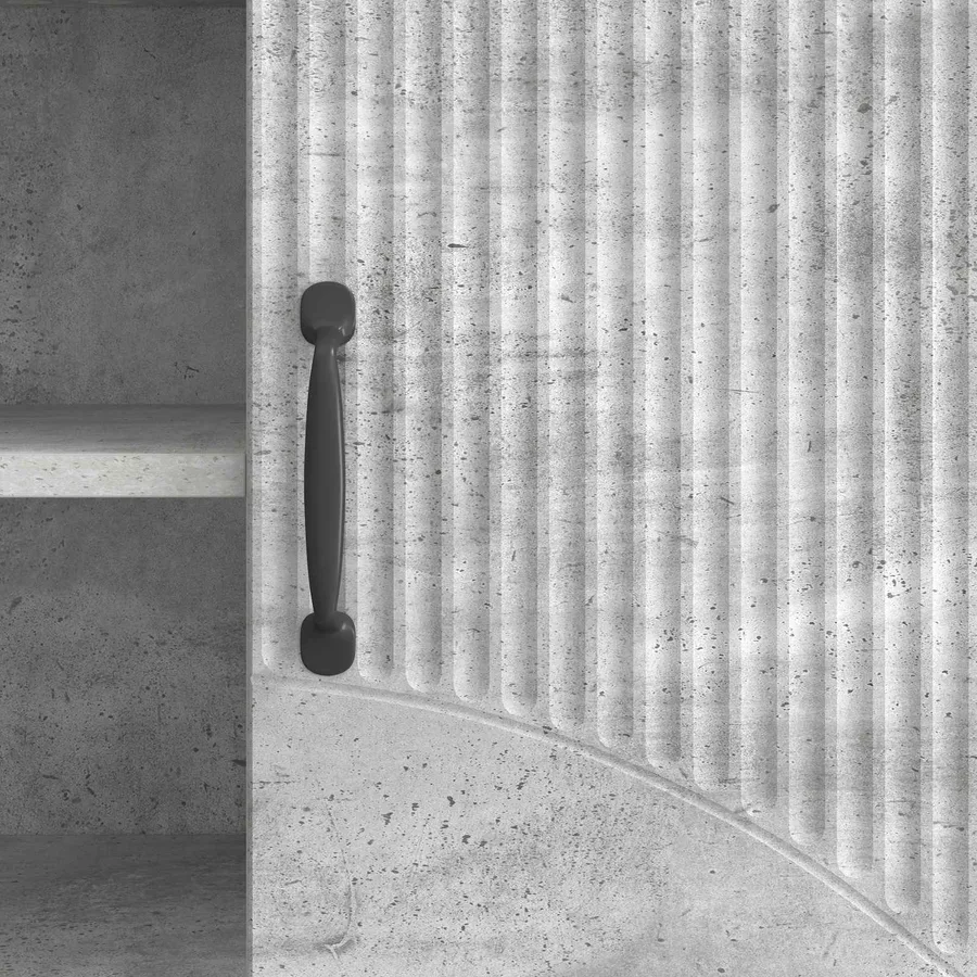 Meuble TV Gris béton 150 x 31 x 47 cm Bois d'ingénierie - 10