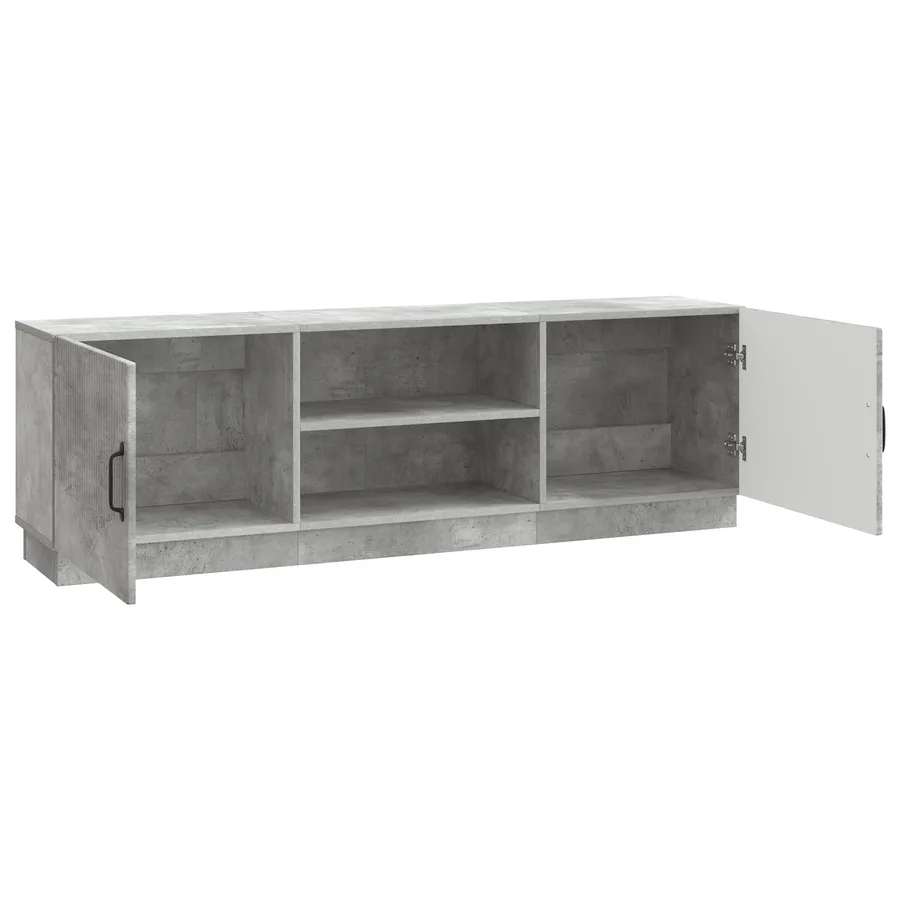 Meuble TV Gris béton 150 x 31 x 47 cm Bois d'ingénierie - 5
