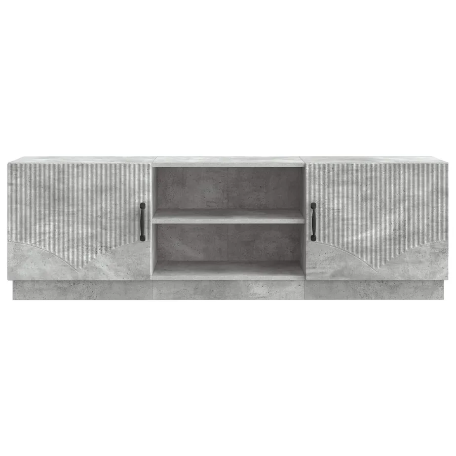 Meuble TV Gris béton 150 x 31 x 47 cm Bois d'ingénierie - 6
