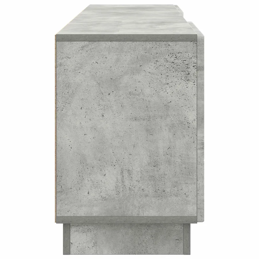 Meuble TV Gris béton 150 x 31 x 47 cm Bois d'ingénierie - 7