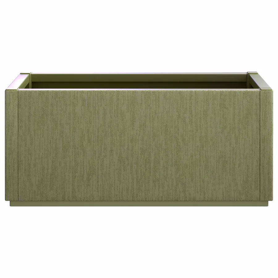 Boîte de fleurs de jardin Vert 80 x 36 x 35 cm PP - 4