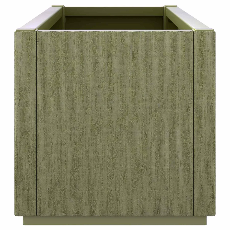 Boîte de fleurs de jardin Vert 80 x 36 x 35 cm PP - 5