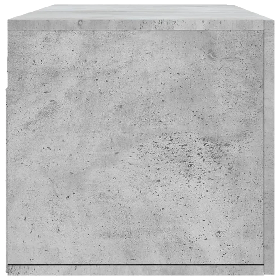 Armoire murale gris béton 100x36,5x35 cm bois d'ingénierie - 6