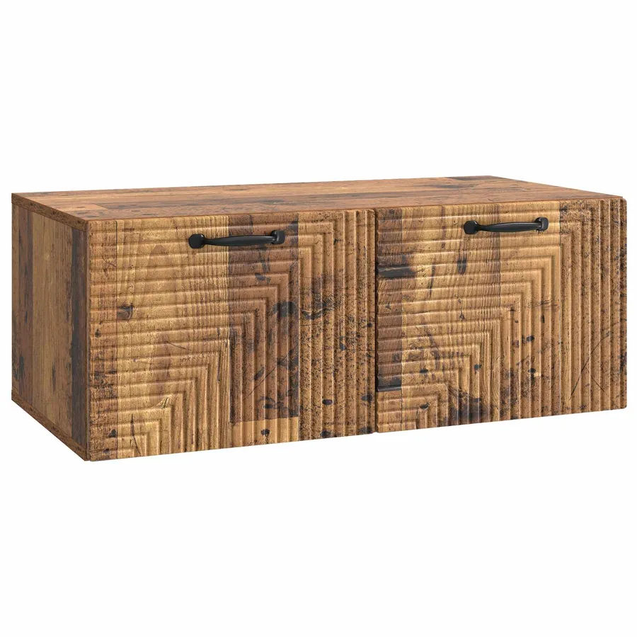 Meuble TV mural Bois ancien 78,5 x 41 x 30 cm Bois d'ingénierie - 2
