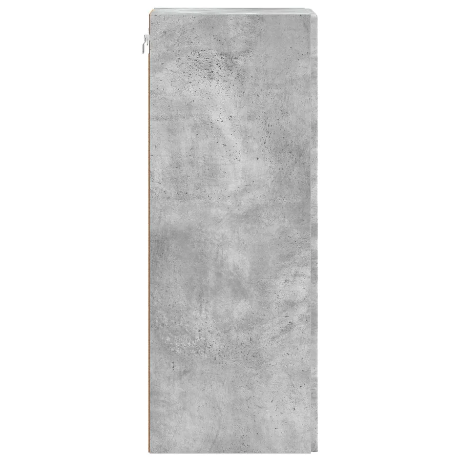 Armoire Murale Gris béton 33 x 34,5 x 90 cm Bois d'ingénierie - 5