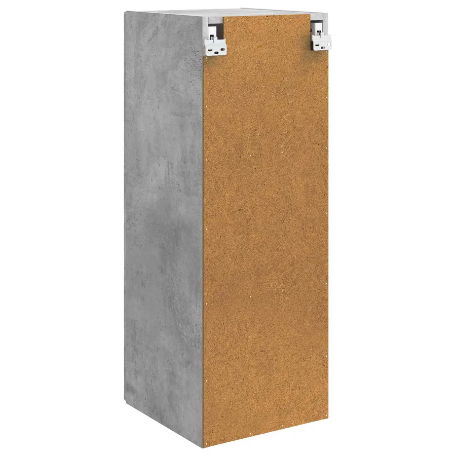 Armoire Murale Gris béton 33 x 34,5 x 90 cm Bois d'ingénierie - 6