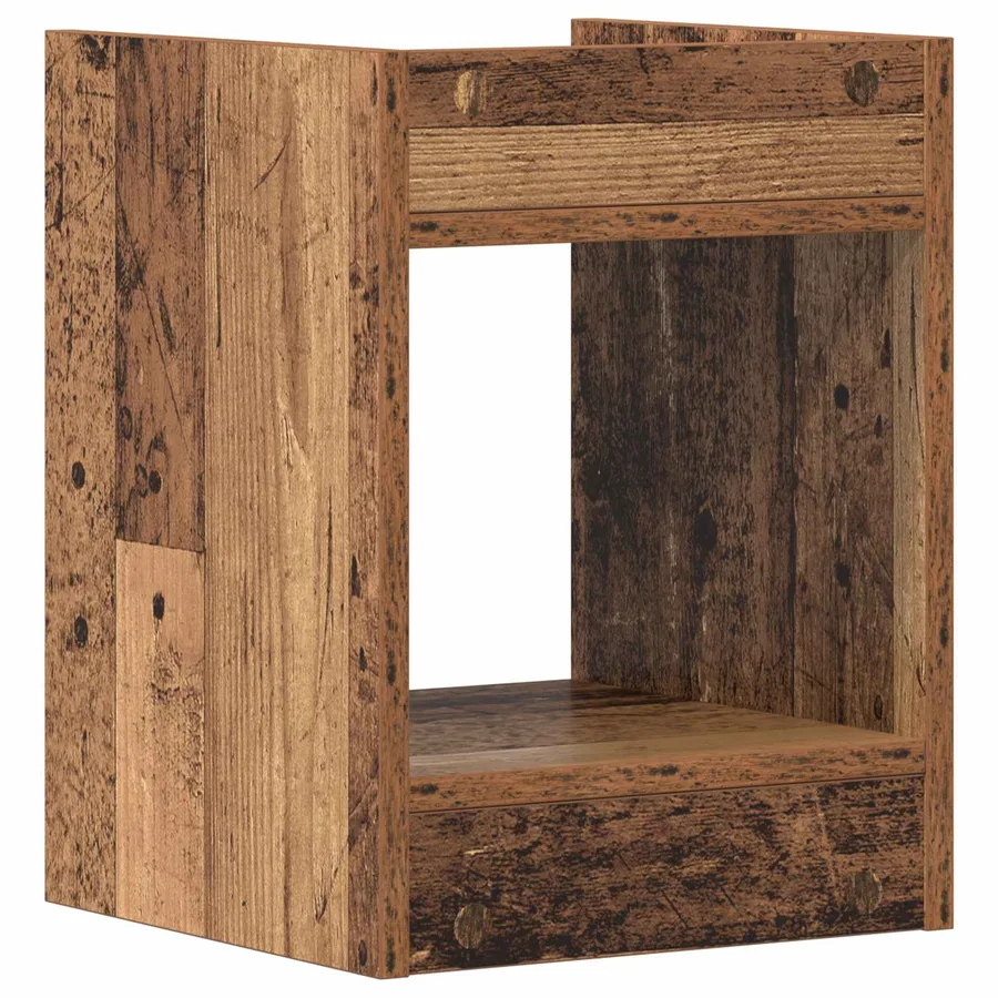 Support de Plante Bois ancien 30 x 30 x 40 cm Bois d’ingénierie - 7