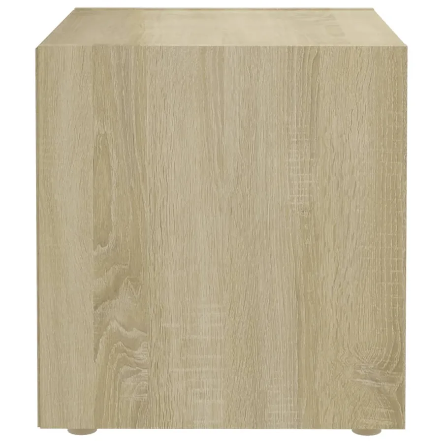Meuble TV chêne sonoma 37x35x37 cm bois d’ingénierie - 4