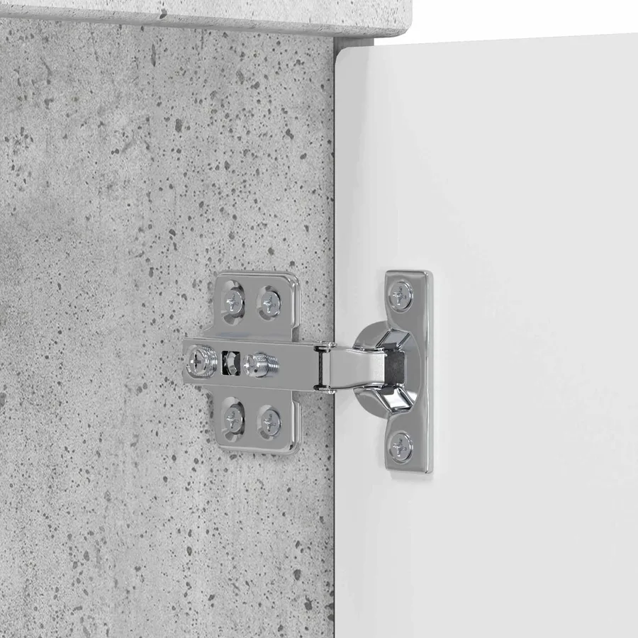 Ensemble de mobilier de salle de bain Gris béton - 10