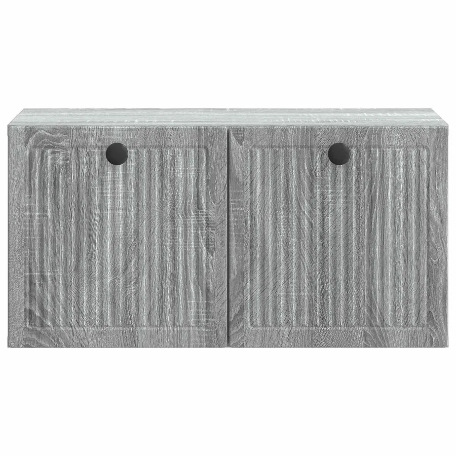Meuble TV mural Sonoma gris 59,5 x 31 x 30 cm Bois d'ingénierie - 6